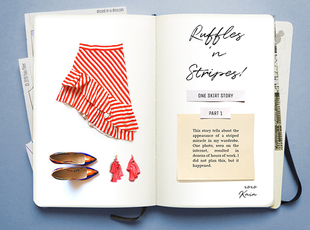Ruffles ‘n Stripes: One Skirt Story. Part 1.