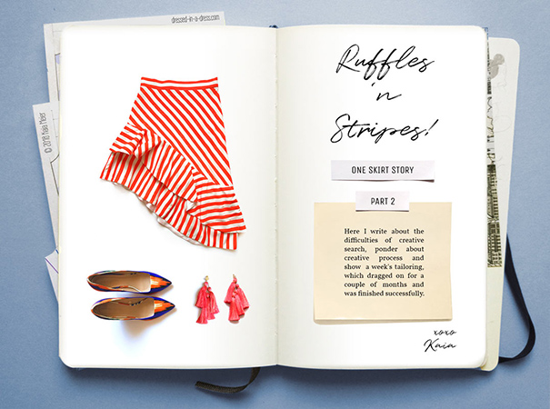 Ruffles ‘n Stripes: One Skirt Story. Part 2.