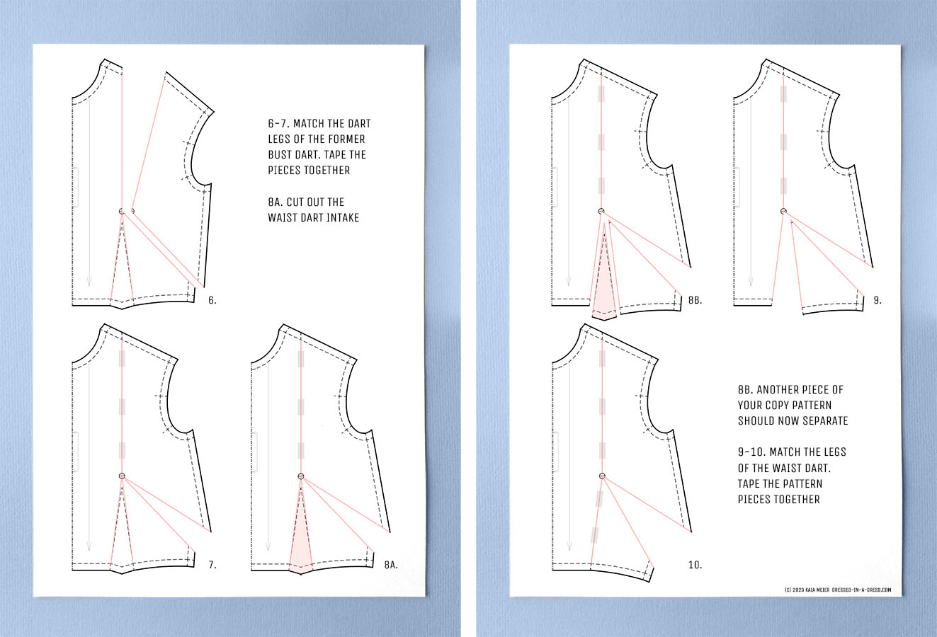 Common Dart Manipulations: Single-Dart Designs | Dressed in a Dress