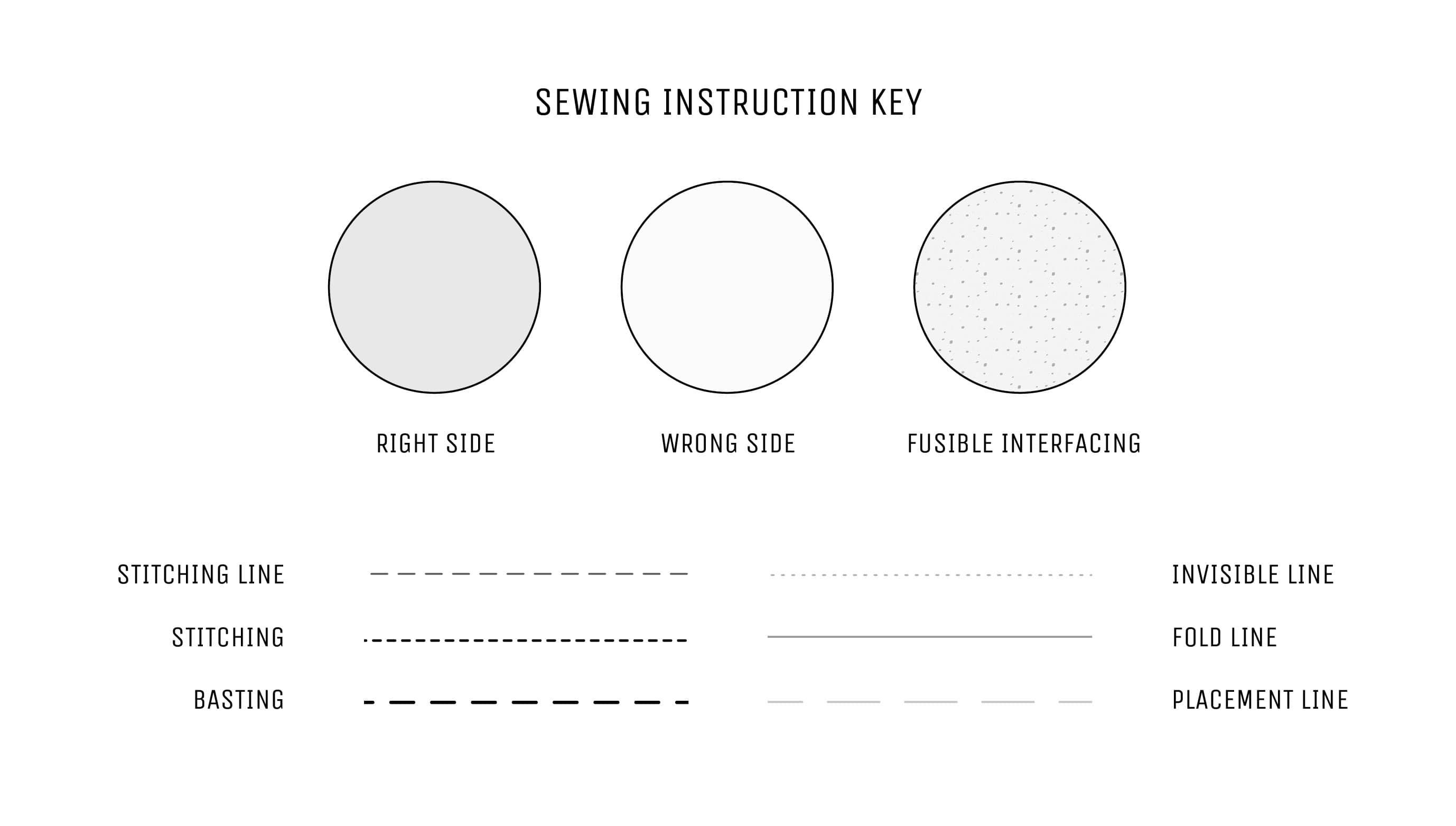 Sewing Instruction Key